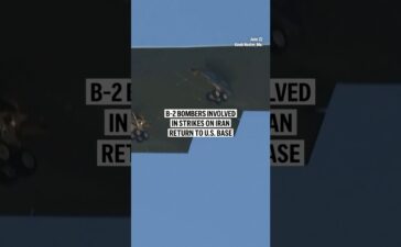 B-2 bombers involved in strikes on Iran return to U.S. base