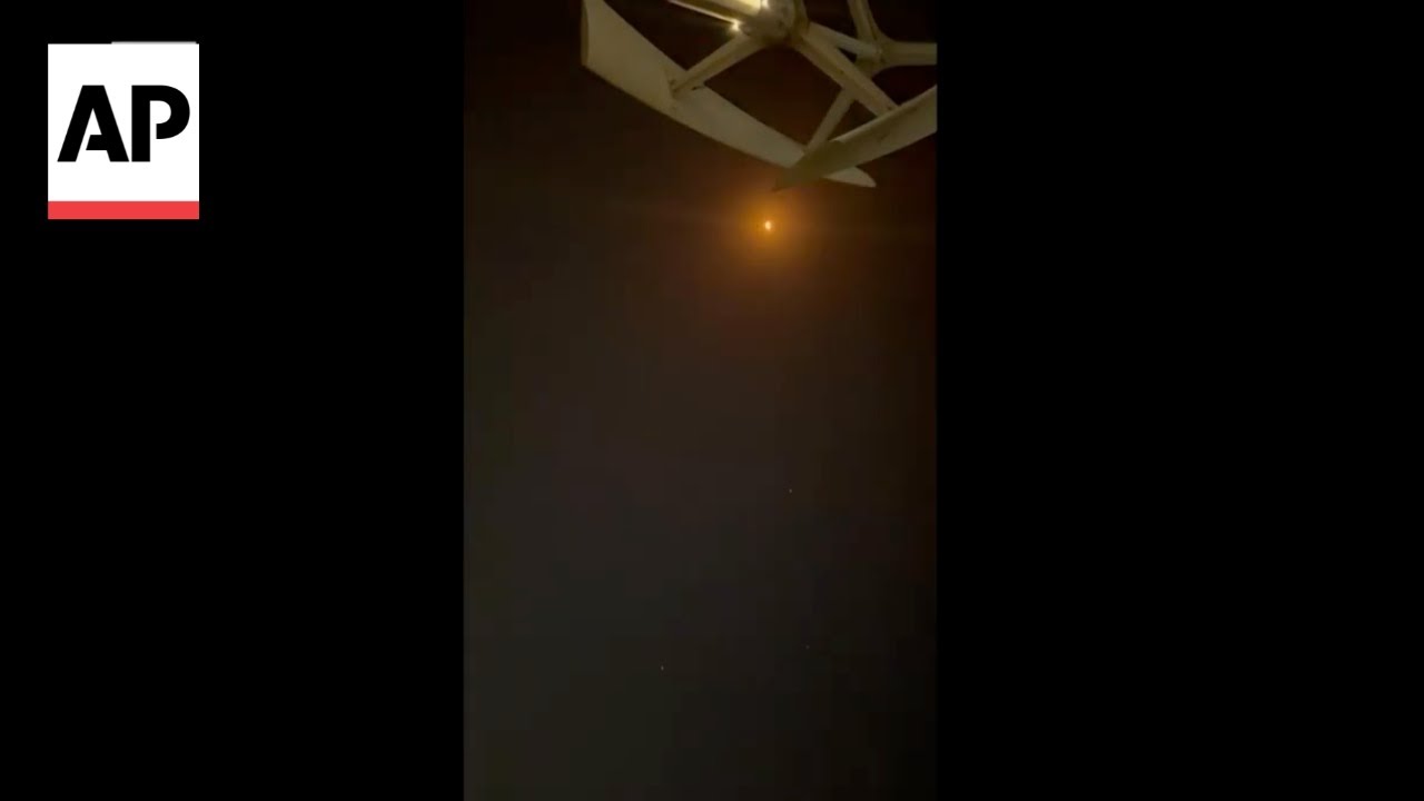 Interceptions in sky as Iran launches attack on US base in Qatar