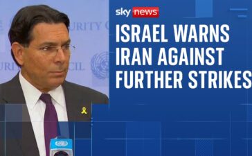 Israeli ambassador threatens ‘overpowering righteous force’ if Iran strikes Israel