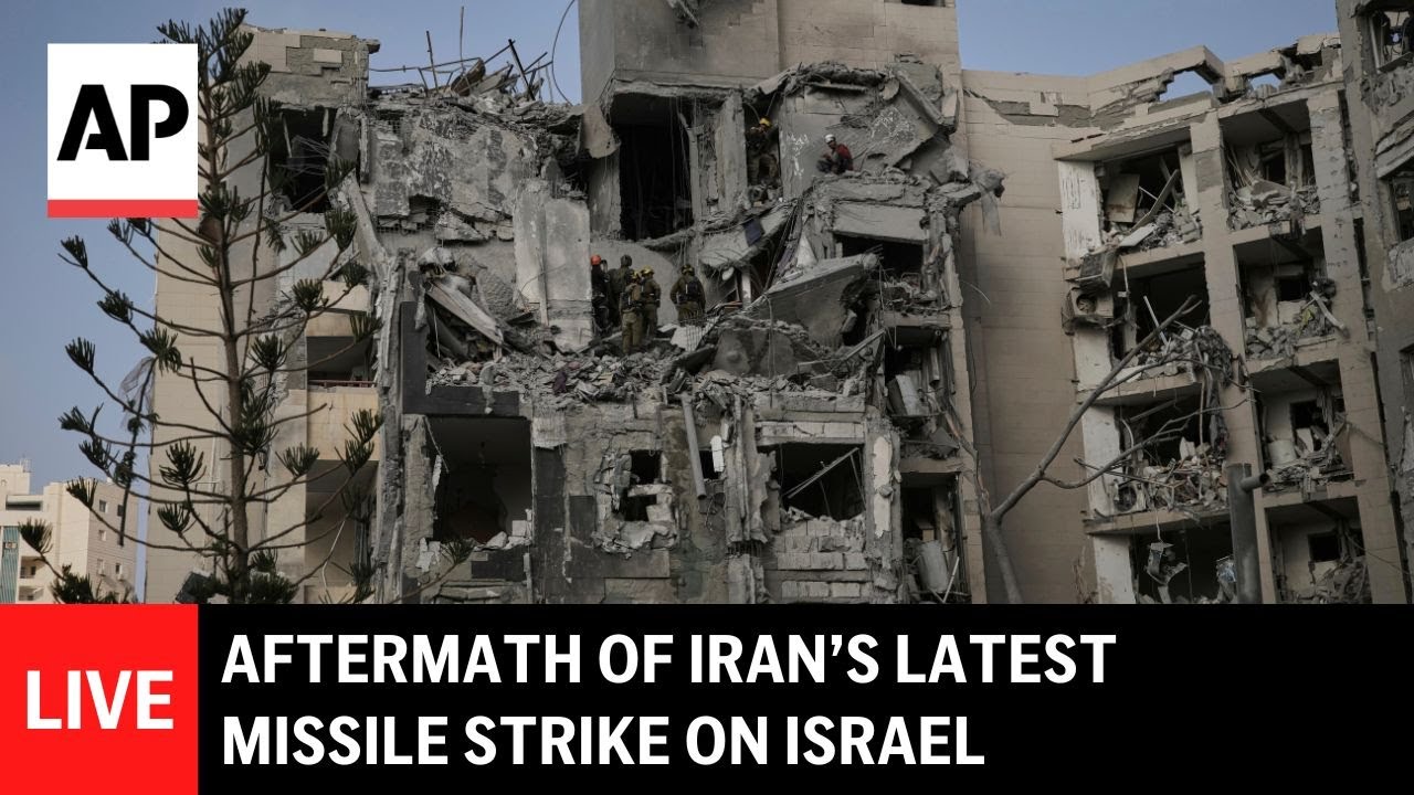 LIVE: Aftermath of Iran missile strike in Israel