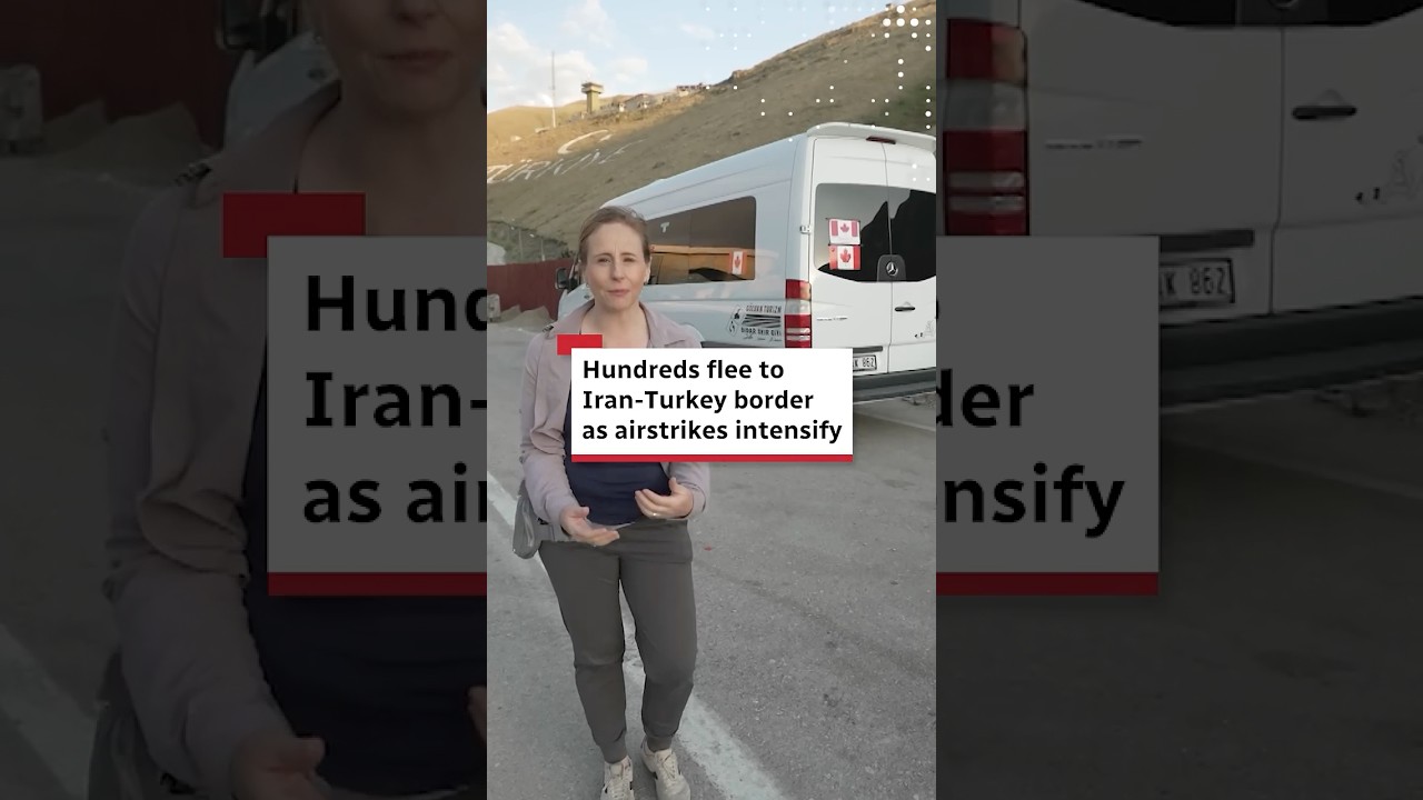 Hundreds flee to Iran-Turkey border as airstrikes intensify