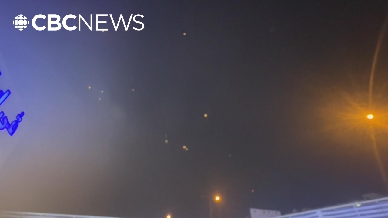 Missiles light up night sky in Qatari capital