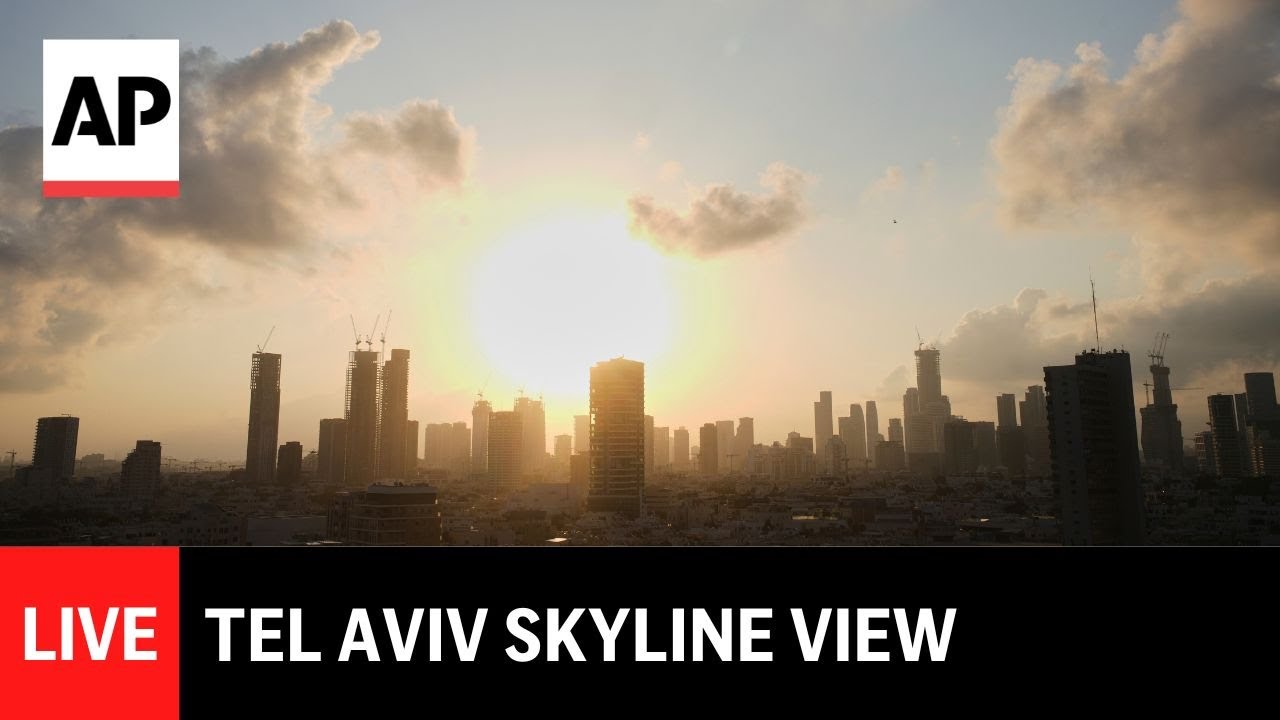 LIVE: Tel Aviv skyline view as Trump’s Israel-Iran ceasefire falters