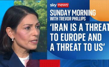 ‘Iran is a terrorist state – they harm the UK and our interests,’ says Priti Patel