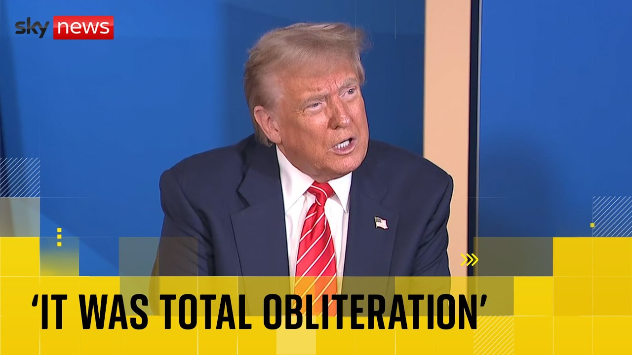 Trump ‘very proud’ of Middle East ceasefire – and doubles down on success of US strikes on Iran
