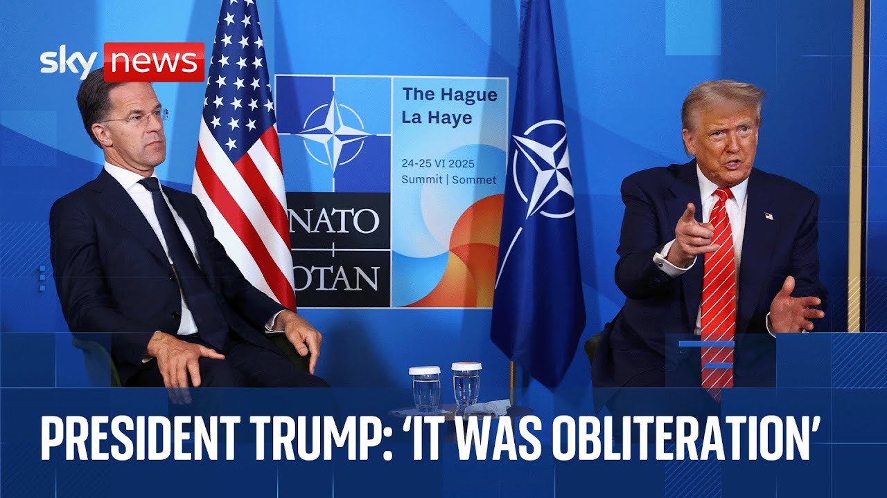 President Trump doubles down on ‘obliteration’ of Iranian nuclear facilities in US strikes