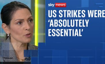 Dame Priti Patel insists action was ‘necessary to degrade Iran’s nuclear capabilities’