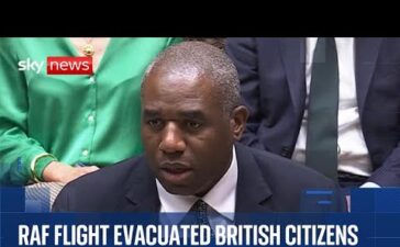 Foreign Secretary David Lammy updates MPs after US strikes on Iran