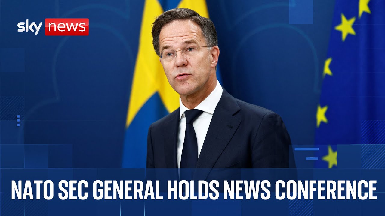 NATO Secretary General holds news conference after US strikes on Iran’s nuclear facilities