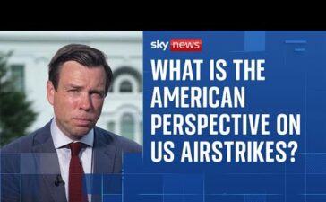 What was the purpose of strikes on Iran from an American perspective?