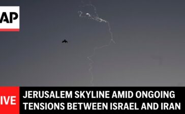 LIVE: Jerusalem skyline amid ongoing tensions between Israel and Iran
