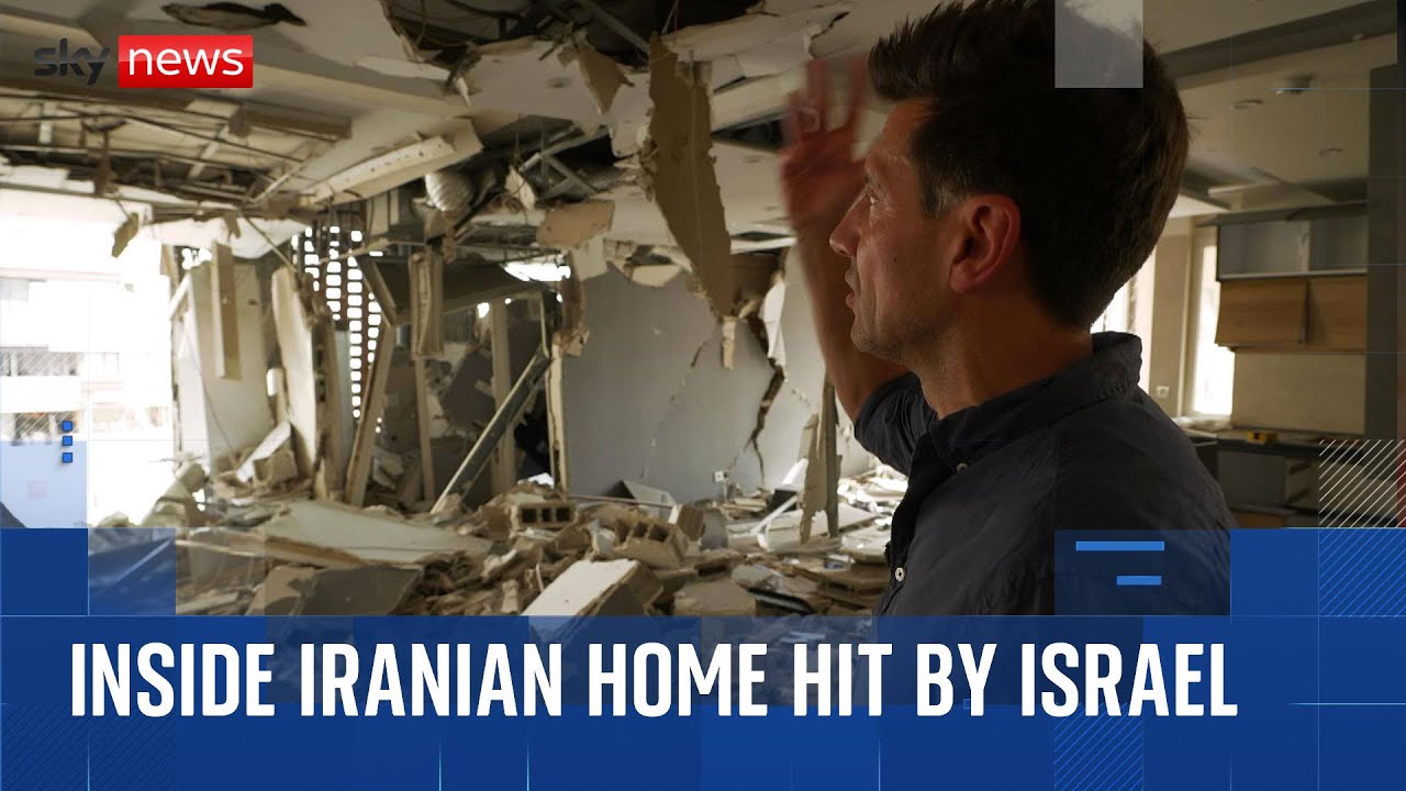 Sky News sees Israeli strike destruction in Tehran as Iran says it’s open to talks