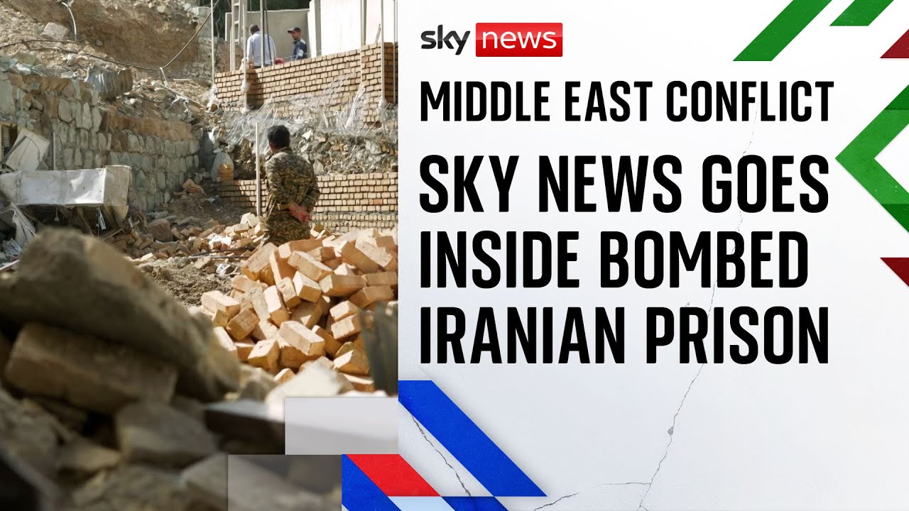 Sky News witnesses destruction at Tehran’s Evin prison