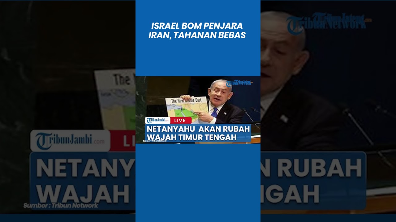 Israel Hancurkan Gerbang Penjara Terkenal Iran, Tahanan Politik Penentang Rezim Imam Khamenei Bebas