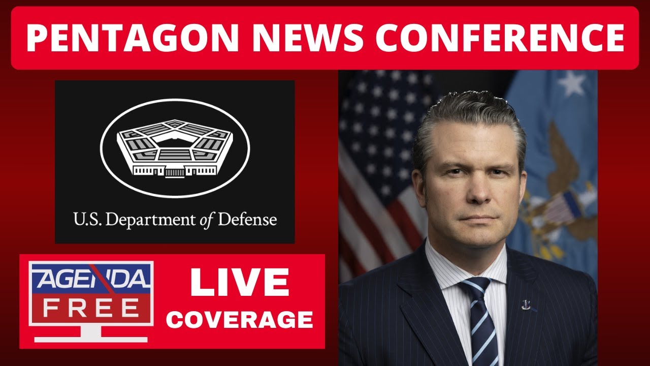 Pentagon News Conference on Iran with Pete Hegseth – LIVE Breaking News Coverage
